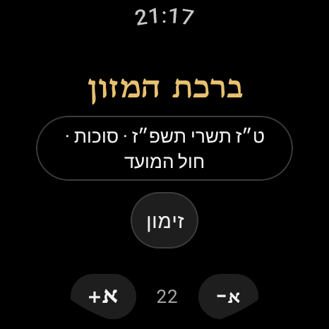 ברכת המזון